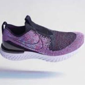 Nike Epic Phantom React Flyknit FK Purple/Black Sz 9 BV0417 002 Men